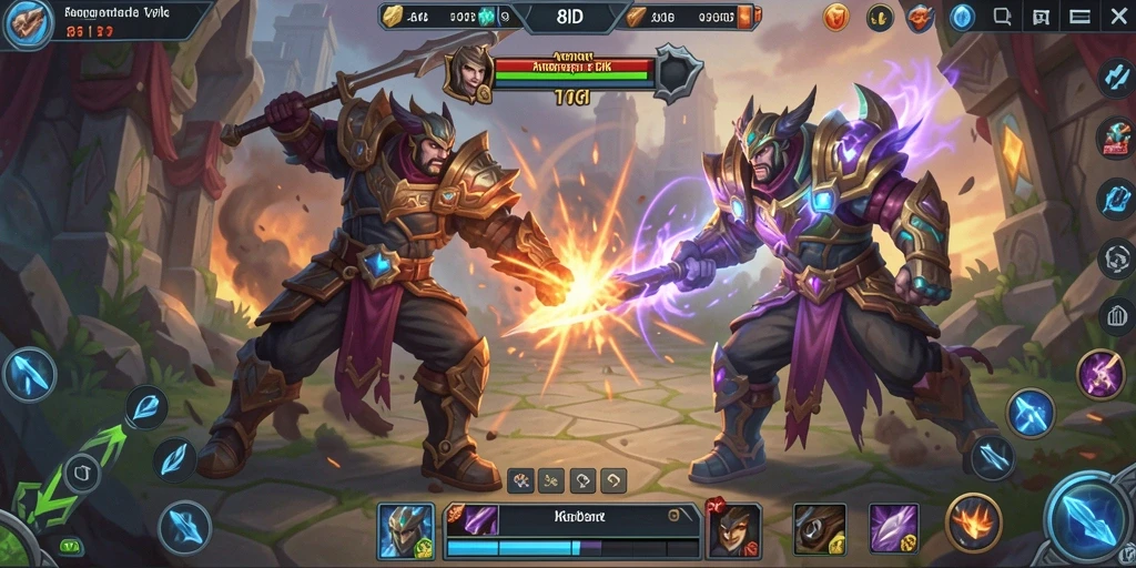 Tangkapan layar gameplay <strong>8ID</strong> menunjukkan aksi seru dan kerja sama tim.