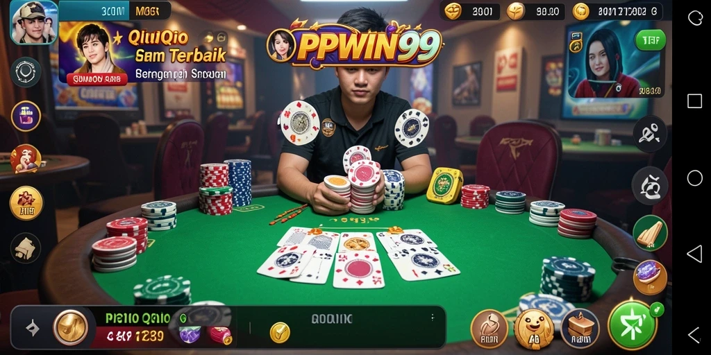 Tampilan gameplay seru dari PPWIN99 yang penuh aksi QiuQiu.
