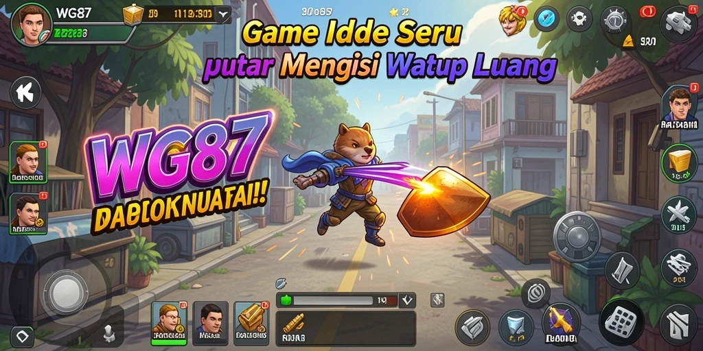 Tangkapan layar gameplay <strong>WG87</strong> menunjukkan karakter mengumpulkan sumber daya dengan efisien.